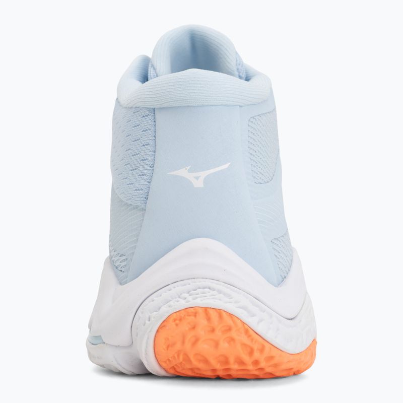 Dámské volejbalové boty Mizuno Wave Lightning Elite Mid blue finch/whitelava orange 6