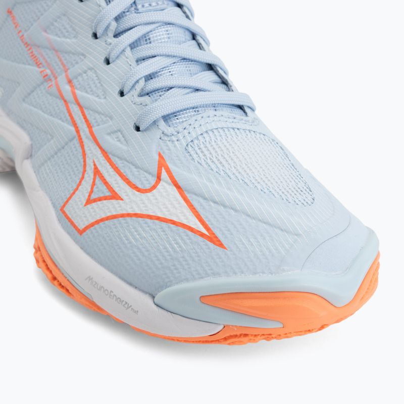 Dámské volejbalové boty Mizuno Wave Lightning Elite Mid blue finch/whitelava orange 7