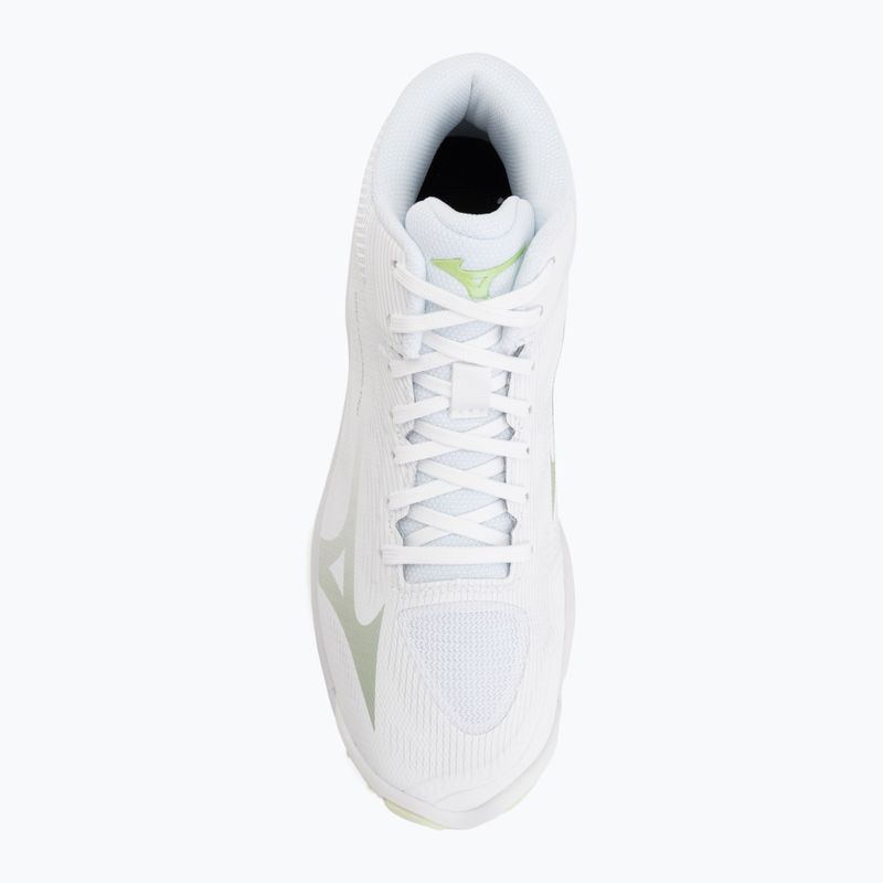 Dámské volejbalové boty Mizuno Wave Lightning Pro Mid white/aqua gray/ambrosia 5
