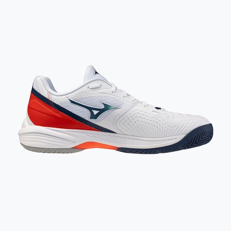Pánské tenisové boty Mizuno Neo Ace AC white/insignia blue/orange 9