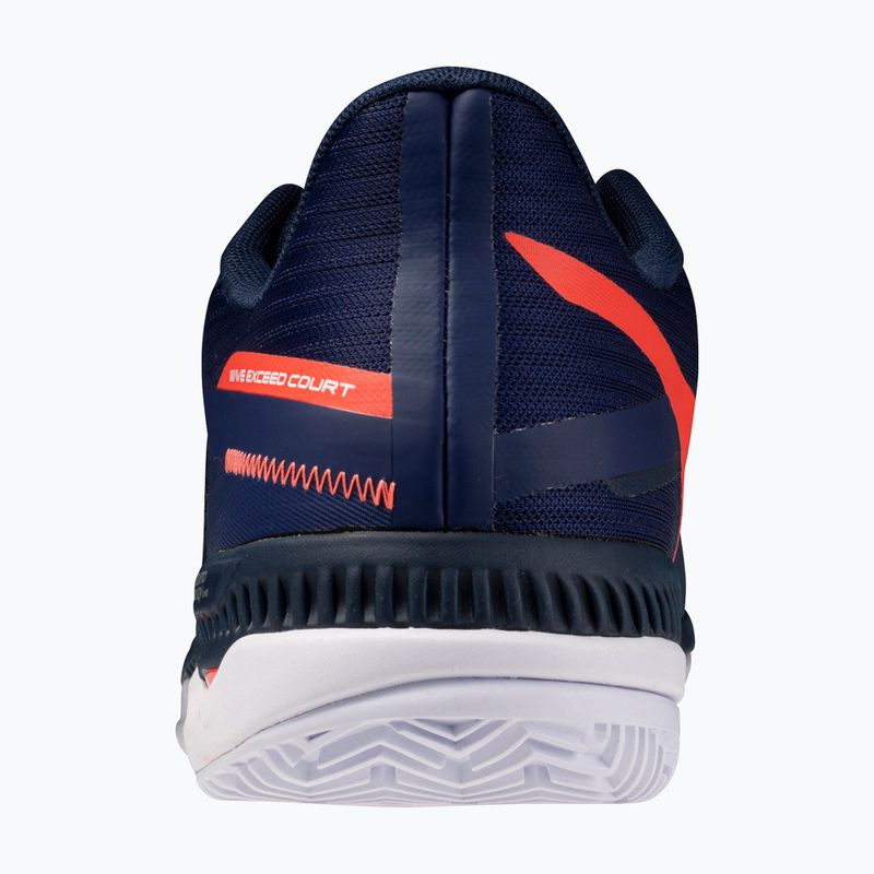 Pánské tenisové boty Mizuno Wave Exceed Court CC beacon blue/lava orange/white 3