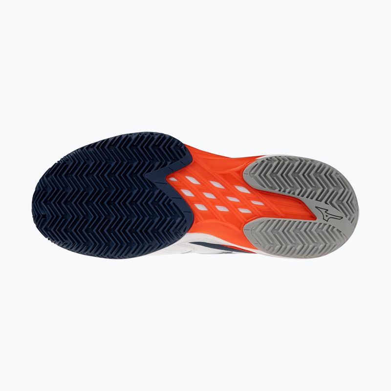 Pánské tenisové boty Mizuno Neo Ace CC white/insignia blue/orange 11
