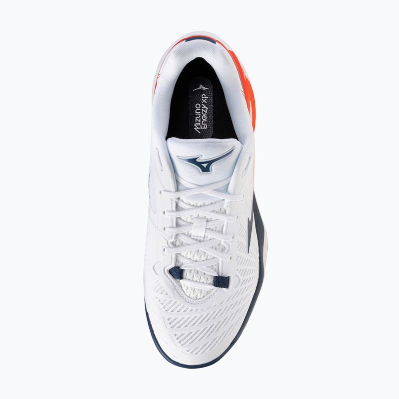 Pánské tenisové boty Mizuno Neo Ace CC white/insignia blue/orange 12