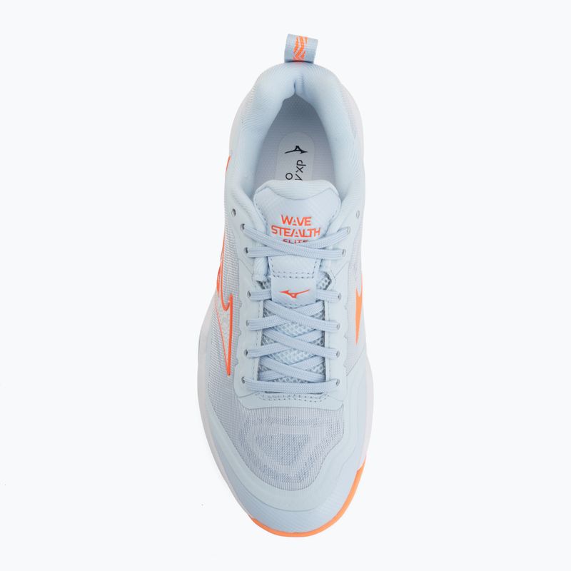 Dámské házenkářské boty Mizuno Wave Stealth Elite blue finch/white 5