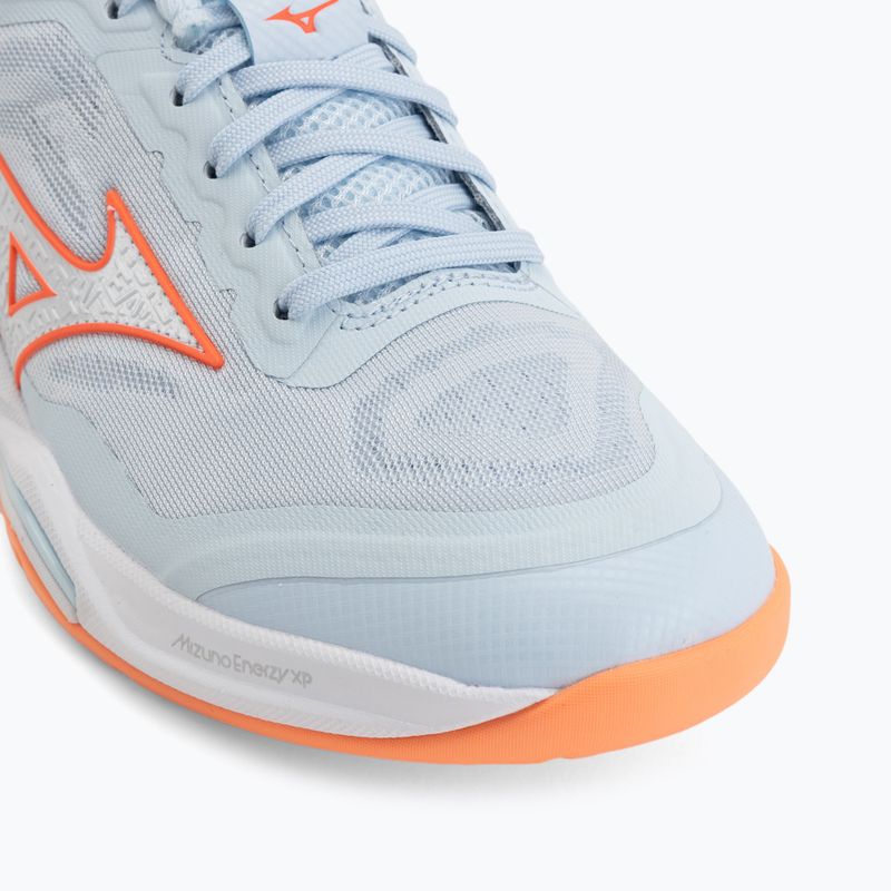 Dámské házenkářské boty Mizuno Wave Stealth Elite blue finch/white 7