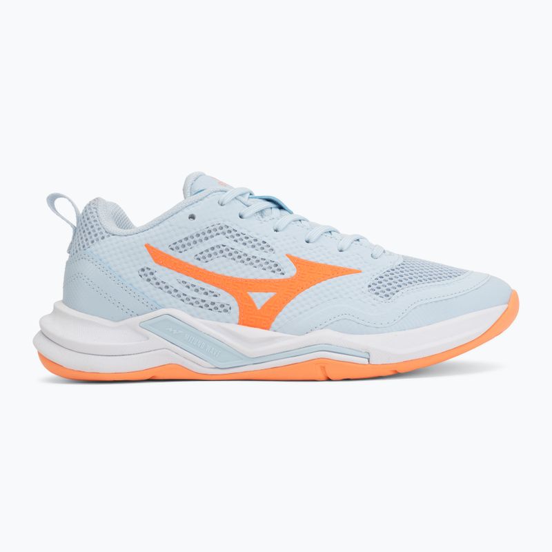 Dámské házenkářské boty Mizuno Wave Stealth Pro blue finch/lava orange 2