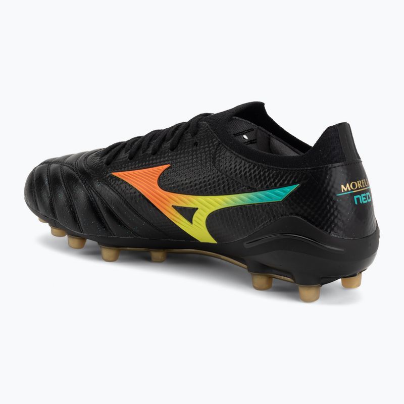 Kopačky Mizuno Morelia Neo V β Japan AG black/lava orange/arcadia 3