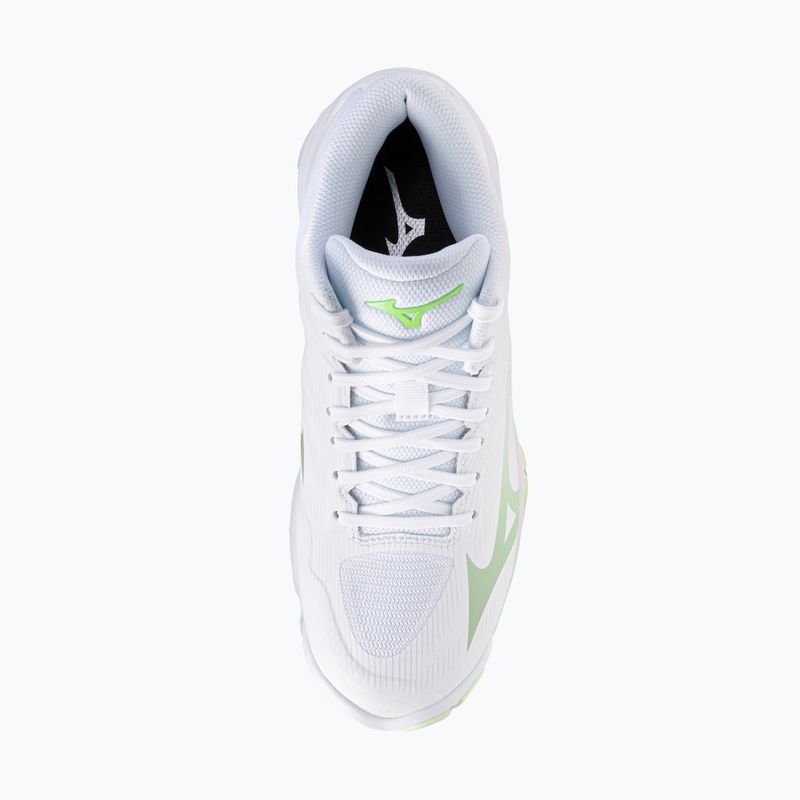 Dámské volejbalové boty Mizuno Wave Lightning Pro Mid white/aqua gray/ambrosia 12