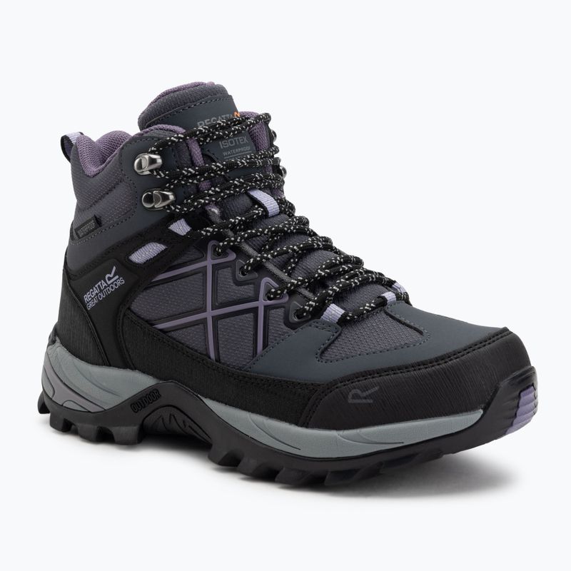 Pánské trekingové boty REGATTA Samaris III seal grey/purple