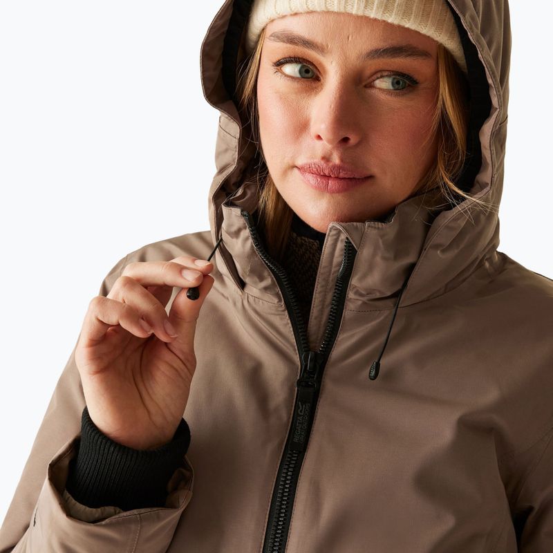 Dámská nepromokavá bunda REGATTA brown mocha/perfectly pale 4