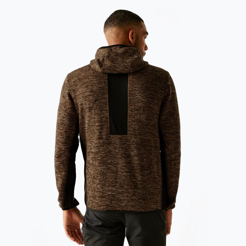 Pánská mikina REGATTA Alven nut brown marl/black 3