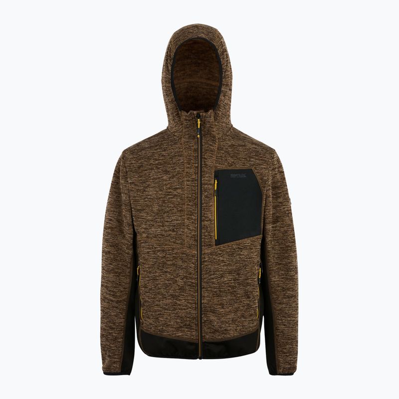 Pánská mikina REGATTA Alven nut brown marl/black 7