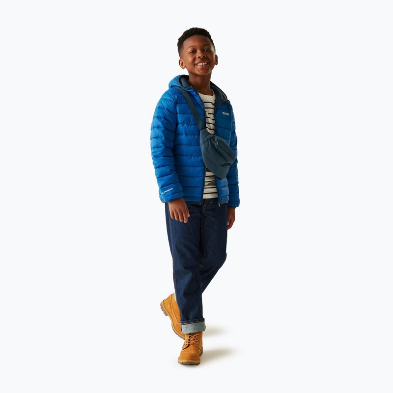 Dětská bunda REGATTA Hooded Marizion snorkel blue/moonlight denim 5