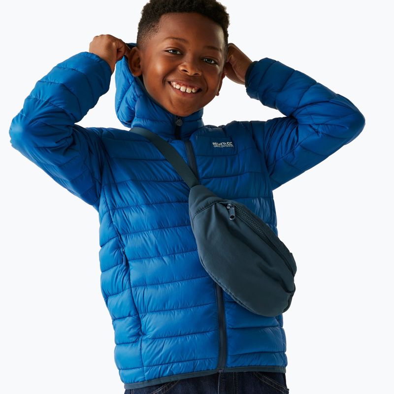 Dětská bunda REGATTA Hooded Marizion snorkel blue/moonlight denim 8