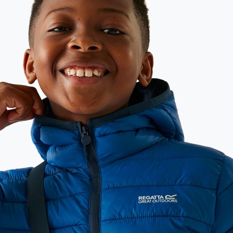 Dětská bunda REGATTA Hooded Marizion snorkel blue/moonlight denim 9