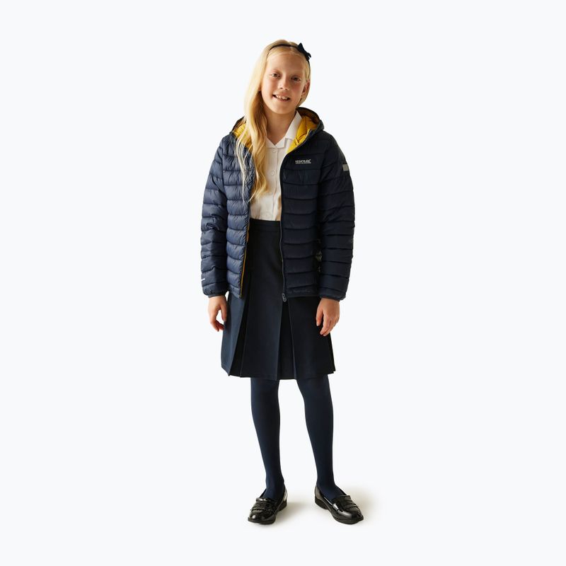 Dětská bunda REGATTA Hooded Marizion navy/gold flake 5
