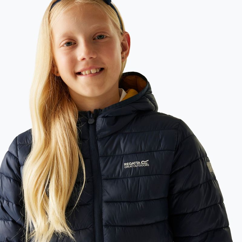 Dětská bunda REGATTA Hooded Marizion navy/gold flake 8