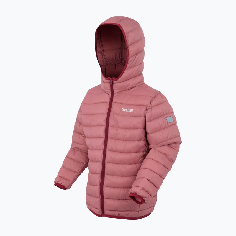 Dětská bunda REGATTA Hooded Marizion dusty rose/dark pimiento 3