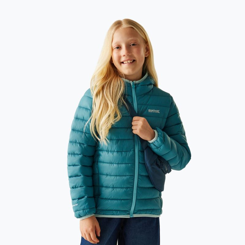Dětská bunda REGATTA Hooded Marizion storm blue/nordic blue 4
