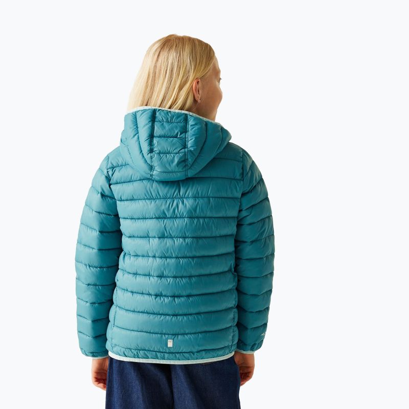 Dětská bunda REGATTA Hooded Marizion storm blue/nordic blue 6