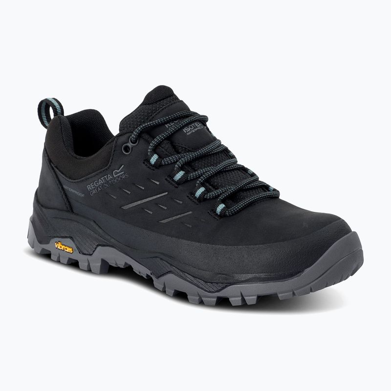 Pánské trekingové boty REGATTA Blake Low black/greenhaze 8