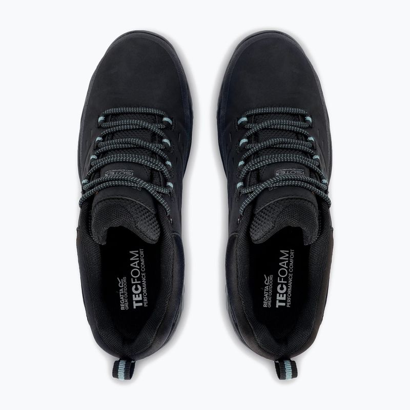 Pánské trekingové boty REGATTA Blake Low black/greenhaze 9