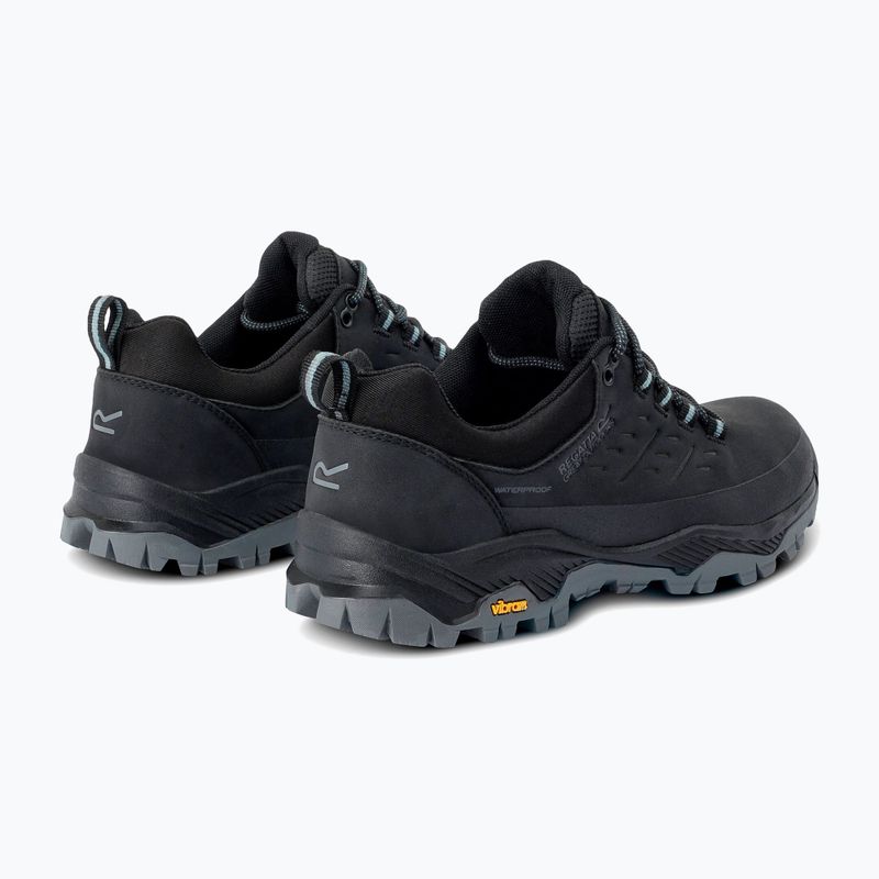 Pánské trekingové boty REGATTA Blake Low black/greenhaze 10