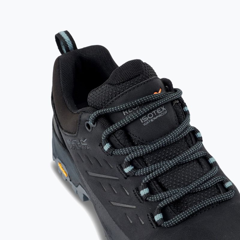 Pánské trekingové boty REGATTA Blake Low black/greenhaze 12