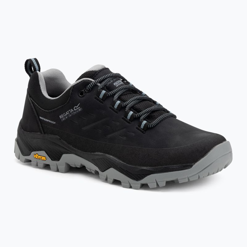Pánské trekingové boty REGATTA Blake Low black/greenhaze