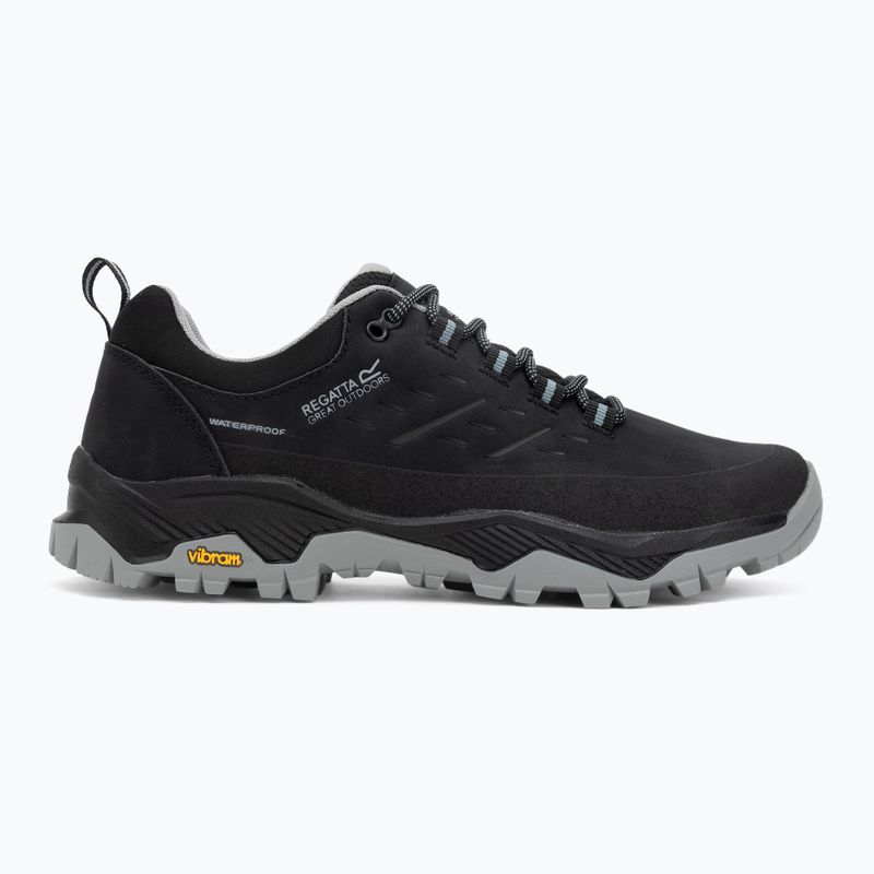 Pánské trekingové boty REGATTA Blake Low black/greenhaze 2