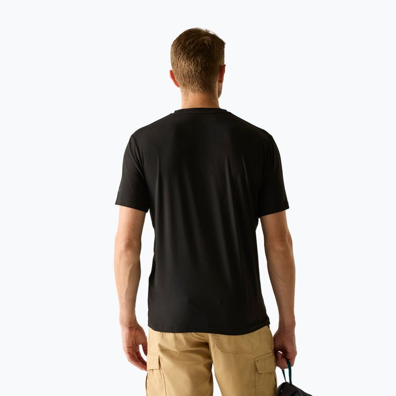 Pánské trekové tričko REGATTA Fingal Stretch black 3