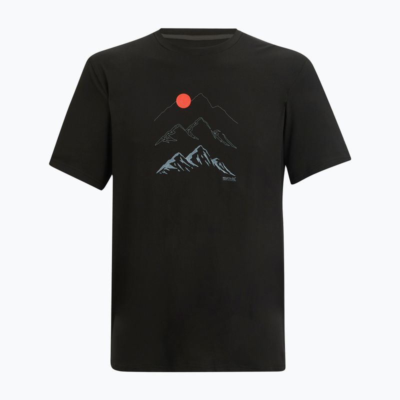 Pánské trekové tričko REGATTA Fingal Stretch black 5