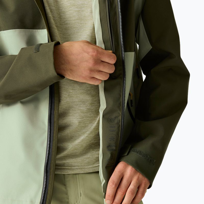 Pánská nepromokavá bunda REGATTA Waterproof Shell Bosfield light sage/dark khaki 7