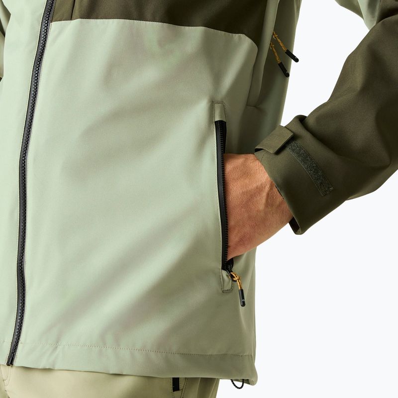 Pánská nepromokavá bunda REGATTA Waterproof Shell Bosfield light sage/dark khaki 8