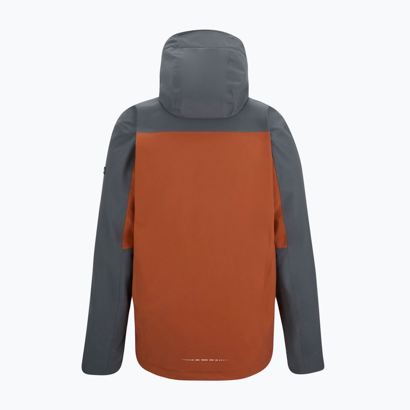 Pánská nepromokavá bunda REGATTA Waterproof Shell Bosfield brick/dark storm 11