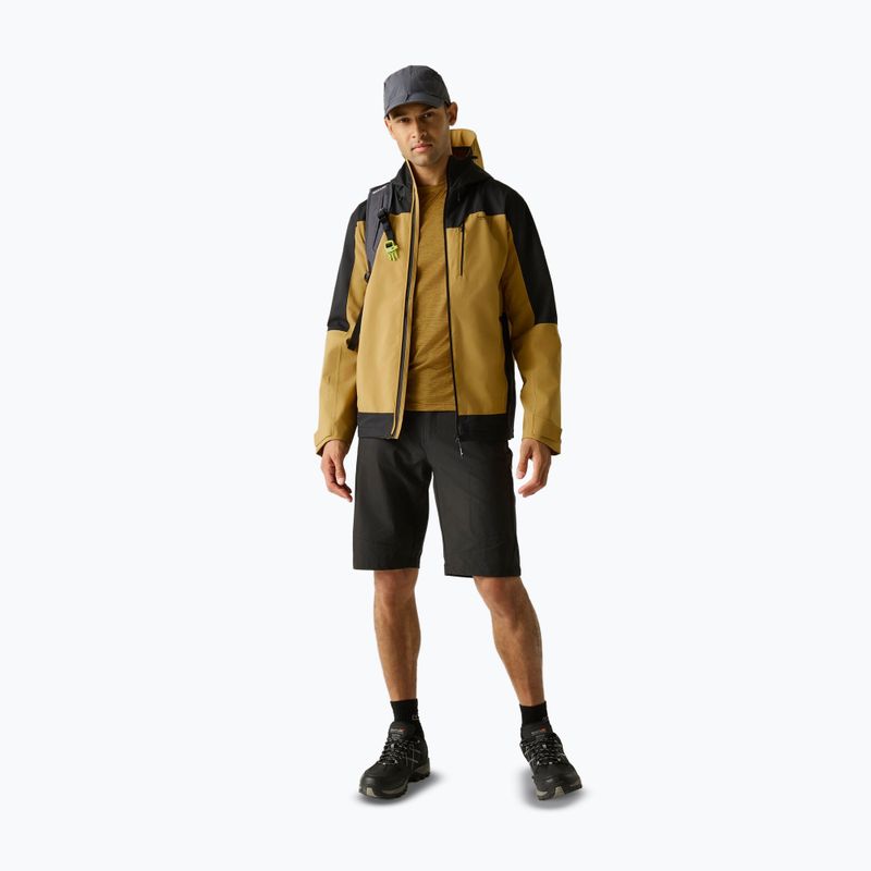 Pánská nepromokavá bunda REGATTA Highton Stretch IV wood brown/black 2
