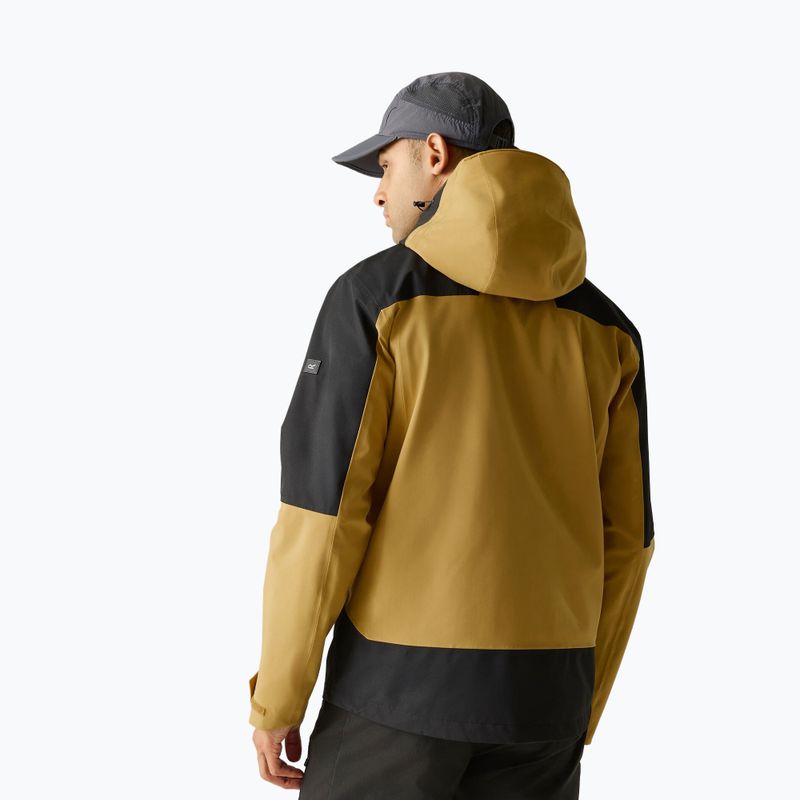 Pánská nepromokavá bunda REGATTA Highton Stretch IV wood brown/black 3