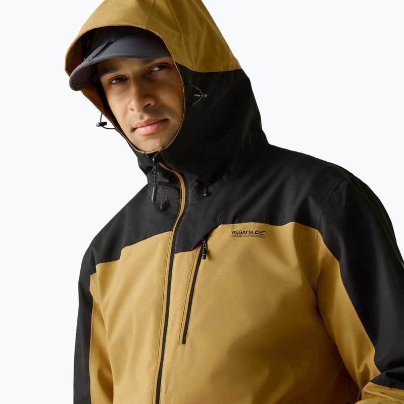 Pánská nepromokavá bunda REGATTA Highton Stretch IV wood brown/black 7