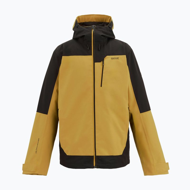 Pánská nepromokavá bunda REGATTA Highton Stretch IV wood brown/black 10