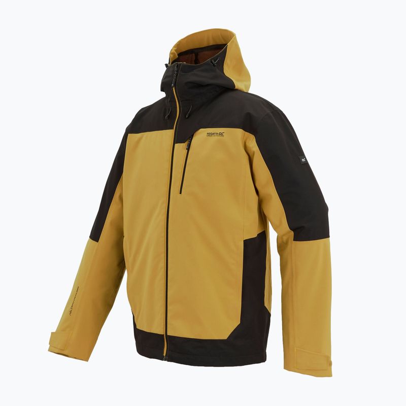 Pánská nepromokavá bunda REGATTA Highton Stretch IV wood brown/black 12