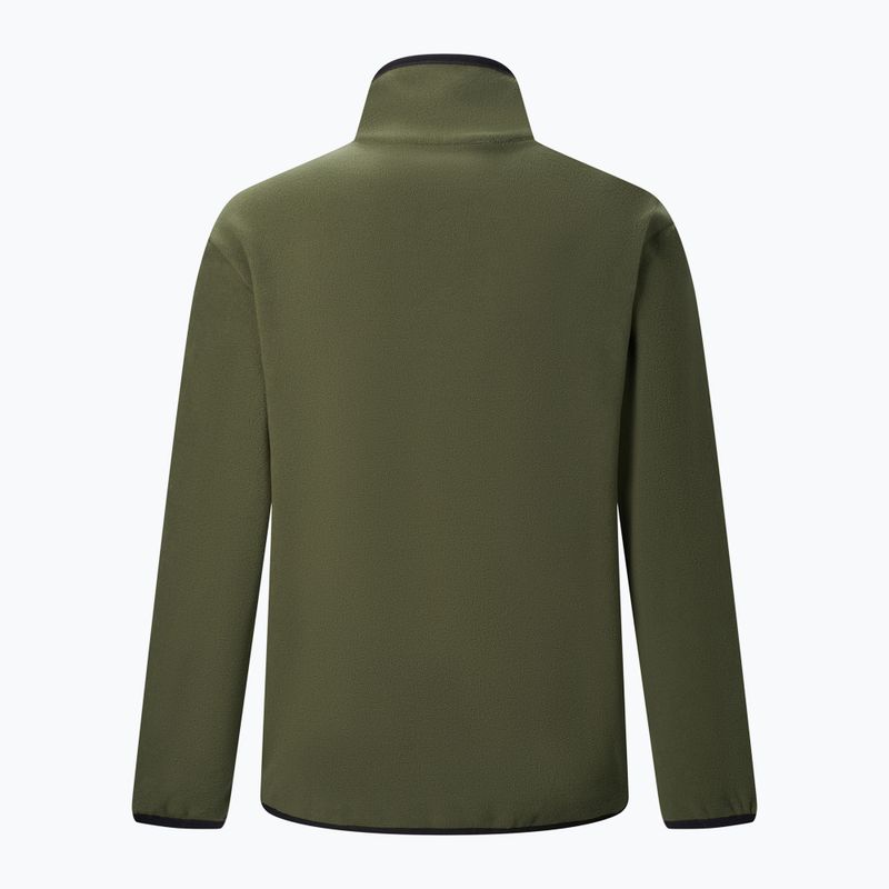 Pánská fleecová mikina REGATTA Frankie Full Zip Fleece dark khaki/black 2