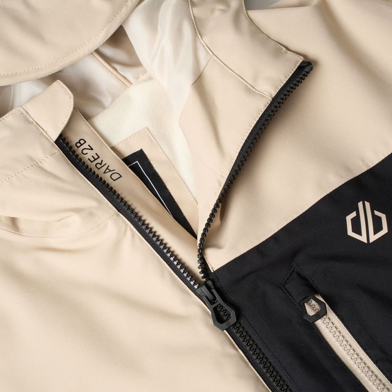 Pánská lyžařská bunda Dare2B Halfpipe IV Jacket white pepper/black 13