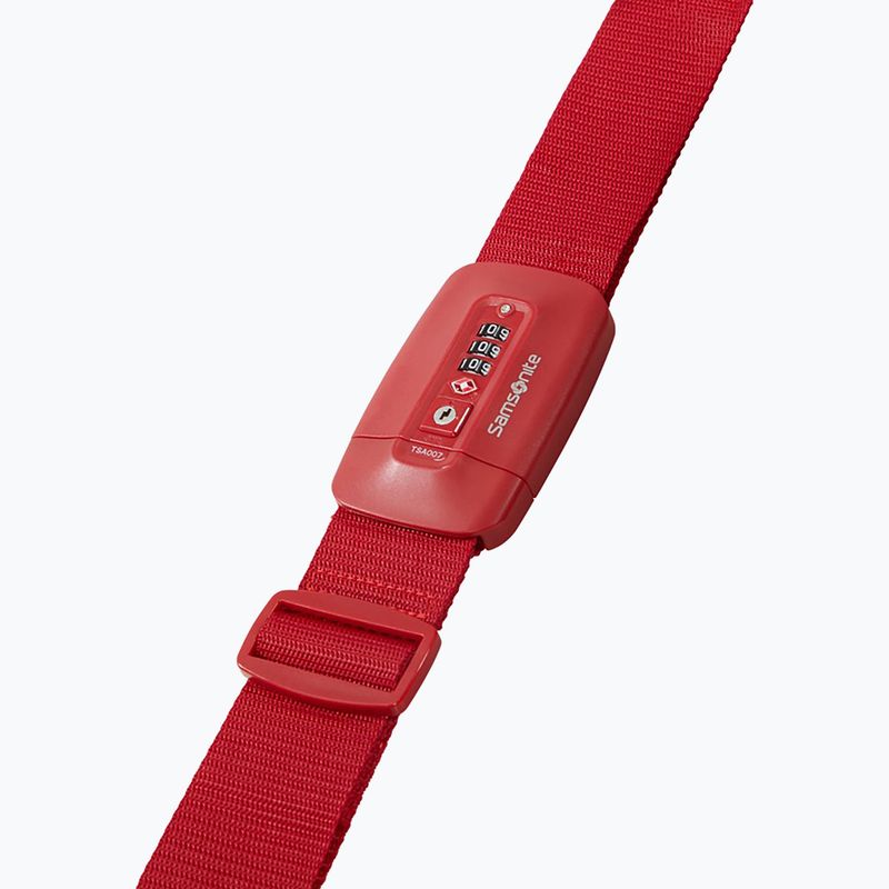 Upínací pás na kufr Samsonite Revolution red 2