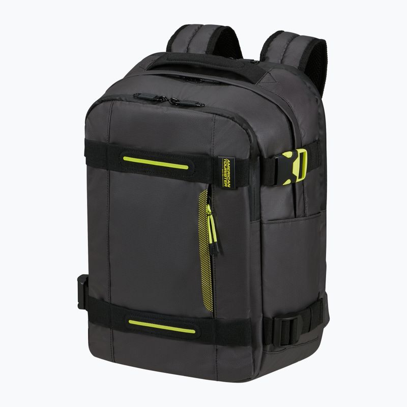 Městský batoh American Tourister Urban Track Laptop BP Coated batoh 15,6" 29 l black / lime 2