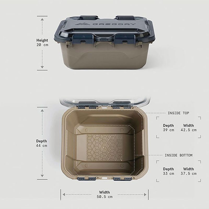 Úložný box Gregory Alpaca Gear Box 45 mirage tan 4