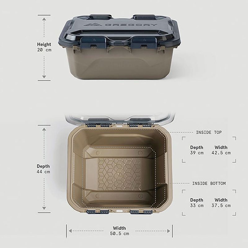 Úložný box Gregory Alpaca Gear Box 45 l slate blue 3