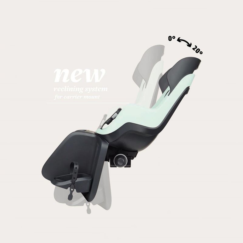 Zadní sedlo pro nosič bobike Go RS zelené/černé 8012600003 7