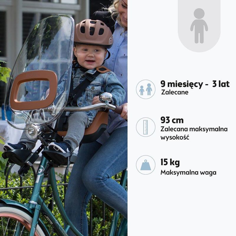 Sedačka na kolo bobike One Mini chocolate brown 7