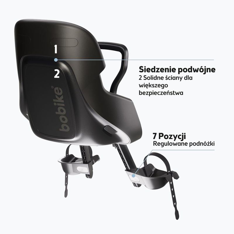 Sedačka na kolo bobike Exclusive Mini Evolve urban black 7