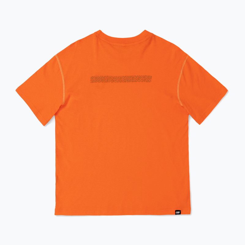 Pánská běžecká tričko Ciele Athletics NSPTShirt HV''C'' oranžové 2